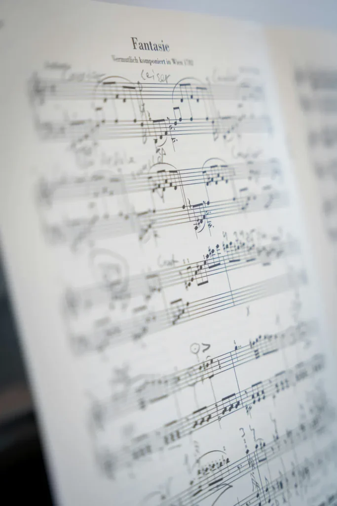 Sheet music, about Yana Madorski, counsellor, Sydney,